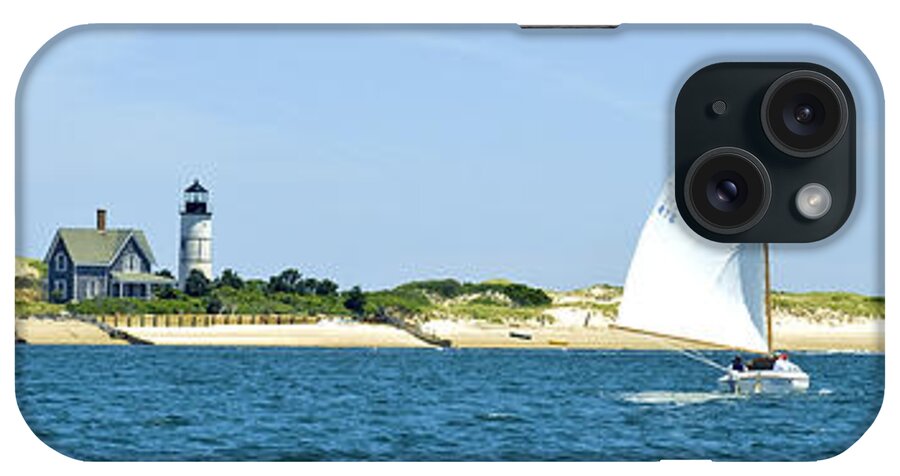 Sailing iPhone Case featuring the photograph Sailing around Barnstable Harbor by Charles Harden
