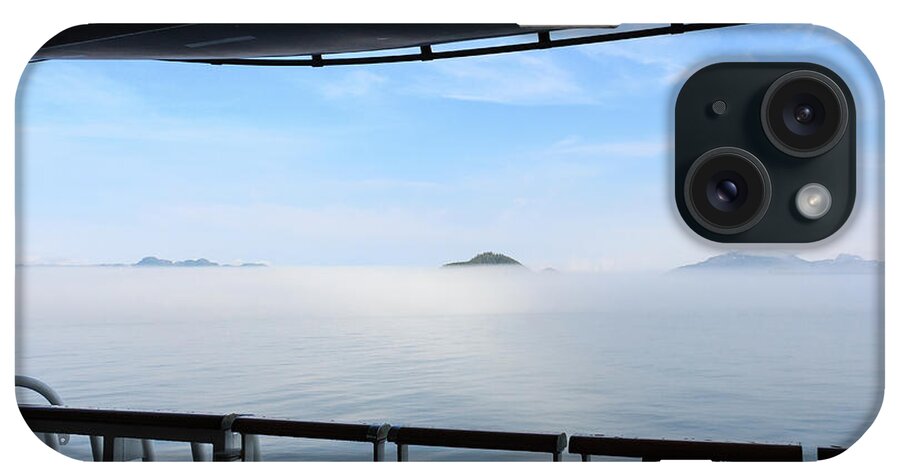 Alaska iPhone Case featuring the photograph Sailing Fog in the Morning by Joni Eskridge
