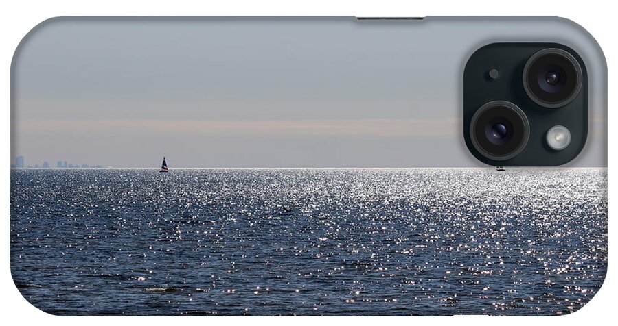Sail iPhone Case featuring the photograph Sailing on Lake Pontchartrain by Beth Vincent