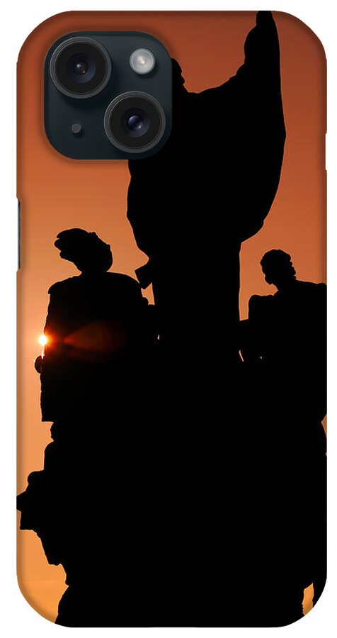 Lawrence iPhone Case featuring the photograph Saint At Sunset by Lawrence Boothby