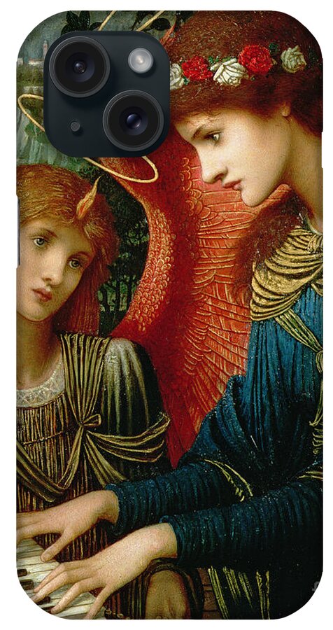 St Cecilia iPhone Case featuring the painting Saint Cecilia by John Melhuish Strudwick