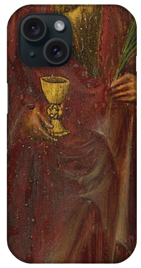 Gentile Da Fabriano iPhone Case featuring the painting Saint John the Evangelist by Gentile da Fabriano