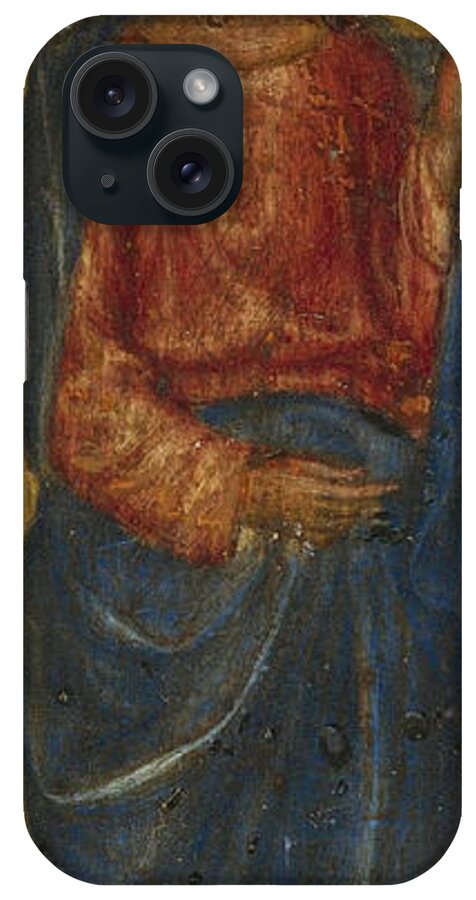 Gentile Da Fabriano iPhone Case featuring the painting Saint Jude Thaddeus by Gentile da Fabriano