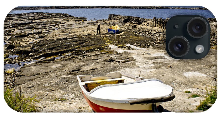 Coast iPhone Case featuring the photograph Saint Mary's island in low tide. by Elena Perelman