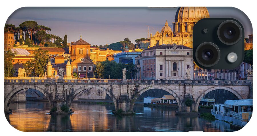 Christianity iPhone Case featuring the photograph Saint Peters Basilica by Inge Johnsson
