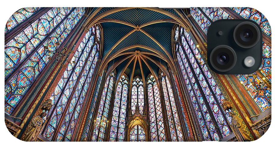 Paris iPhone Case featuring the photograph Sainte Chapelle by Songquan Deng