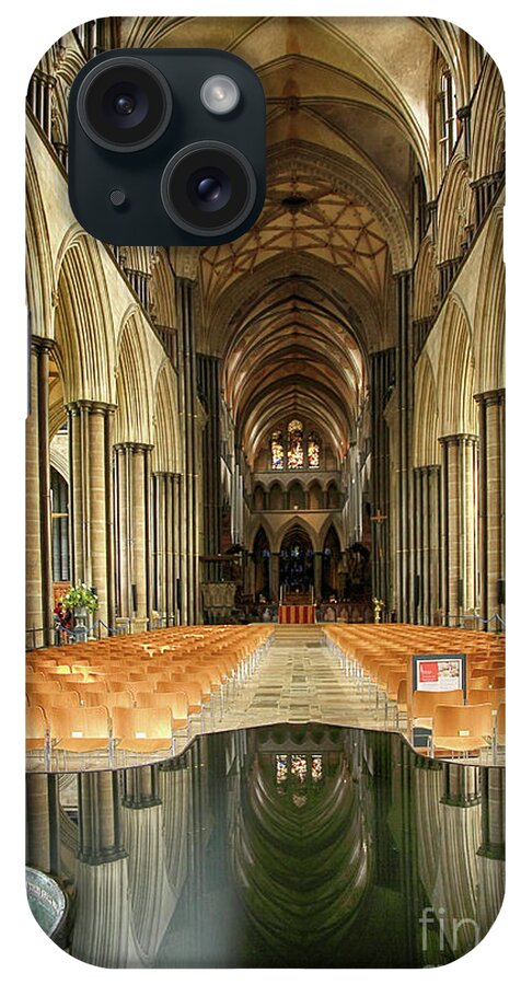 Cathedral iPhone Case featuring the photograph Salisbury Cathedral by Teresa Zieba