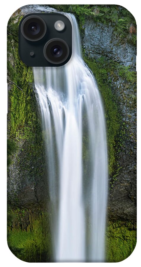 Waterfall iPhone Case featuring the photograph Salt Creek Falls by Catherine Avilez
