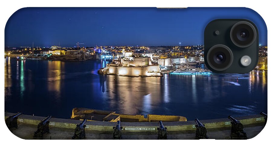 Architecture iPhone Case featuring the photograph Saluting Battery - Valletta, Malta - Travel photography by Giuseppe Milo