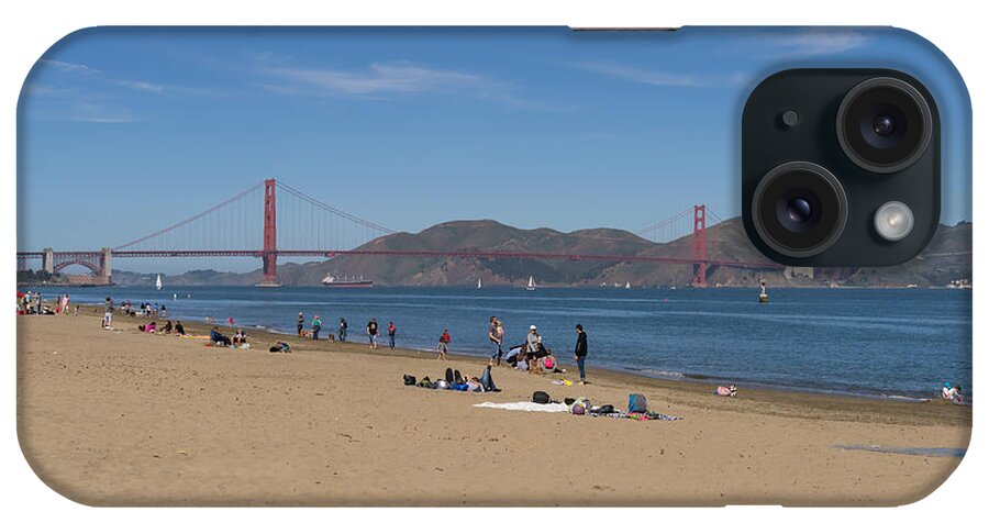 San Francisco iPhone Case featuring the photograph San Francisco California Crissy Field East Beach DSC3088 by Wingsdomain Art and Photography