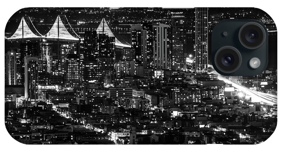 Night Photo iPhone Case featuring the photograph San Francisco Nights by Rand Ningali