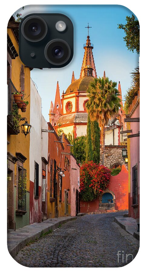 America iPhone Case featuring the photograph San Miguel Pueblo Magico by Inge Johnsson