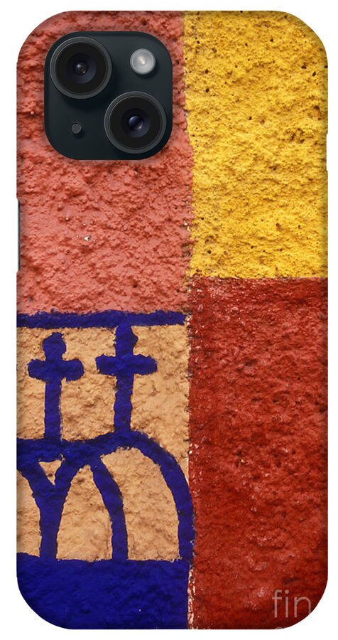 Mexico iPhone Case featuring the photograph SAN MIGUEL WALL San Miguel de Allende Mexico by John Mitchell