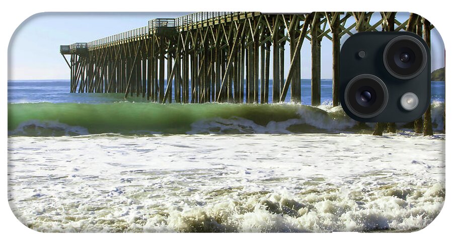 San Simeon iPhone Case featuring the photograph San Simeon Pier by Art Block Collections