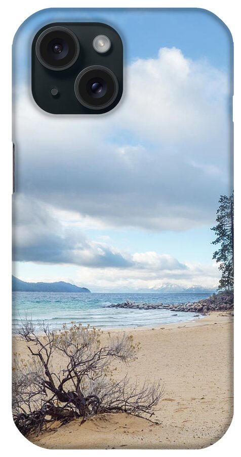 Fall iPhone Case featuring the photograph Sand Harbor storm by Martin Gollery