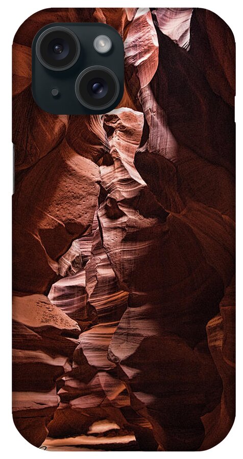 Antelope Canyon iPhone Case featuring the photograph Sandstone Curves by Erika Fawcett