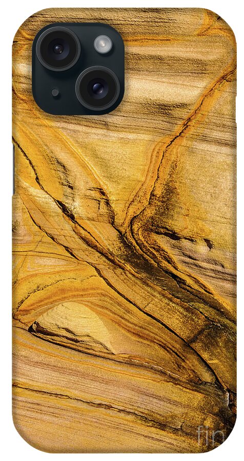 Pattern iPhone Case featuring the photograph Sandstone S01 by Werner Padarin