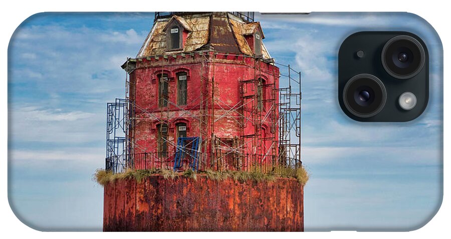 Lighthouse iPhone Case featuring the photograph Sandy Point Shoals Lighthouse by David Kay