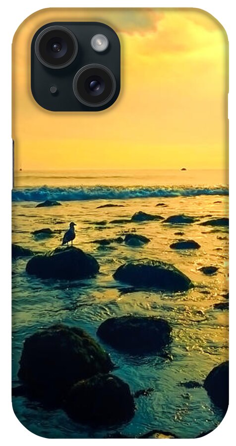Photo iPhone Case featuring the photograph Santa Barbara California Ocean Sunset by Alicia Hollinger