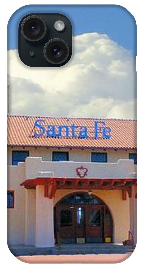 Santa Fe iPhone Case featuring the photograph Santa Fe Depot in Amarillo Texas by Janette Boyd