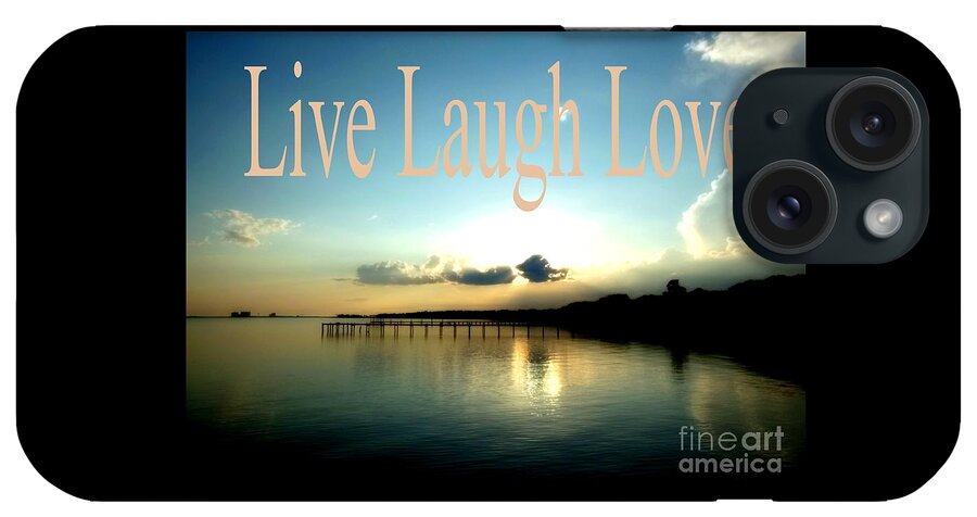 Santa iPhone Case featuring the photograph Santa Rosa Live Laugh Love by James and Donna Daugherty