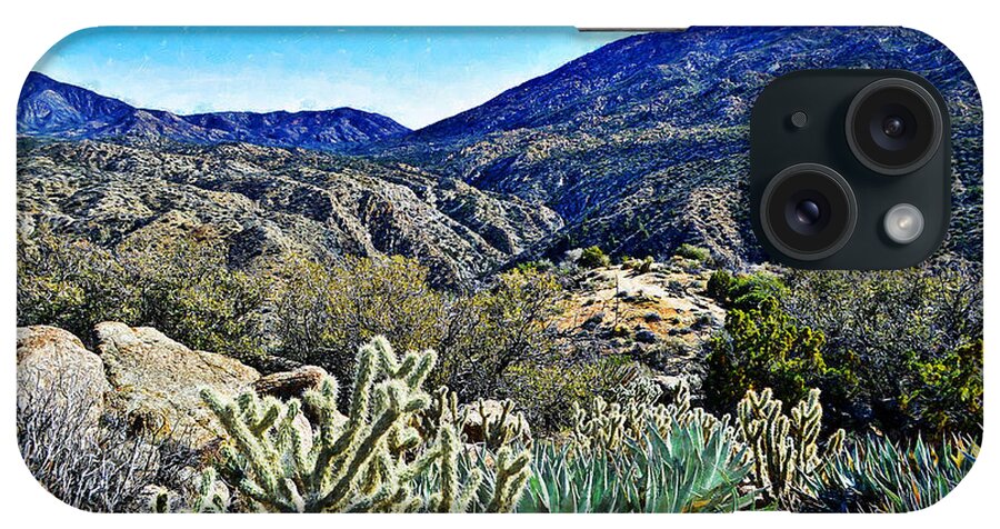 Santa Rosa Mountains iPhone Case featuring the digital art Santa Rosa Mountains by Glenn McCarthy Art and Photography