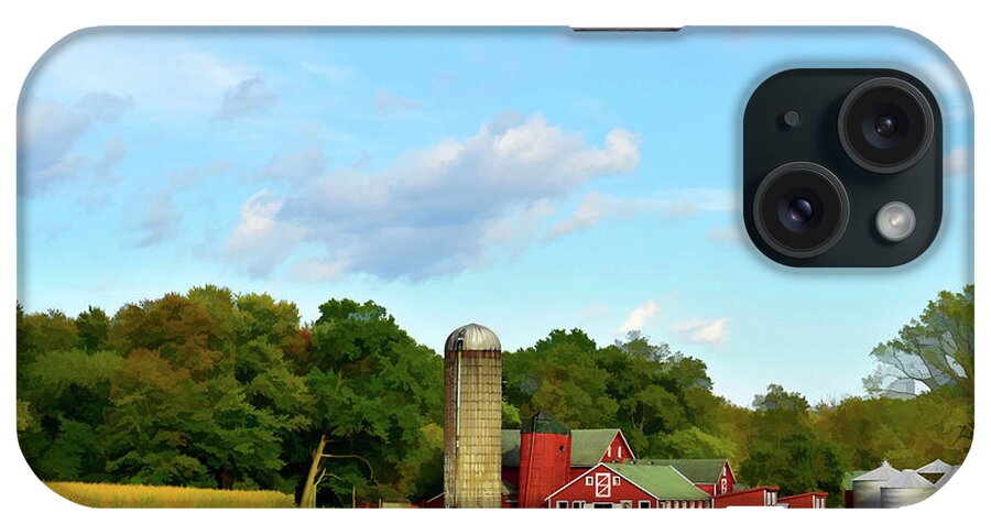 Sauer Farm iPhone Case featuring the photograph Sauer Farm, Mt. Marion by Nancy De Flon