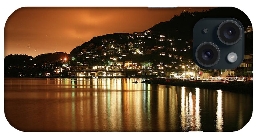 Sausalito California iPhone Case featuring the photograph Sausalito at Night, California by Wernher Krutein