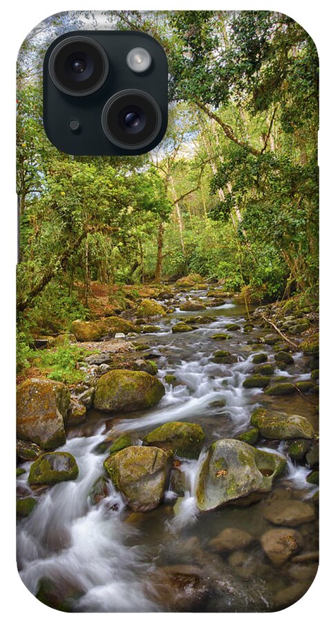 Savegre River iPhone Case featuring the photograph Savegre River - Costa Rica 5 by Kathy Adams Clark