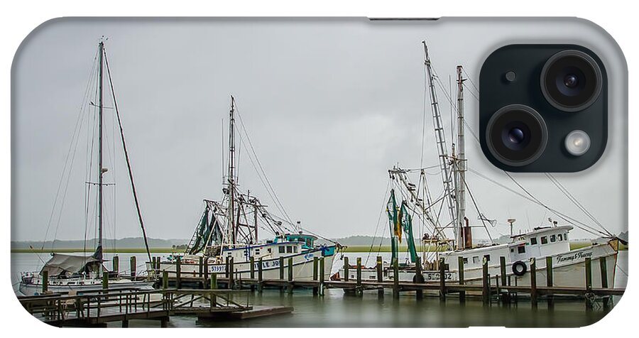 Sea iPhone Case featuring the photograph SC Shrimping by John Kirkland