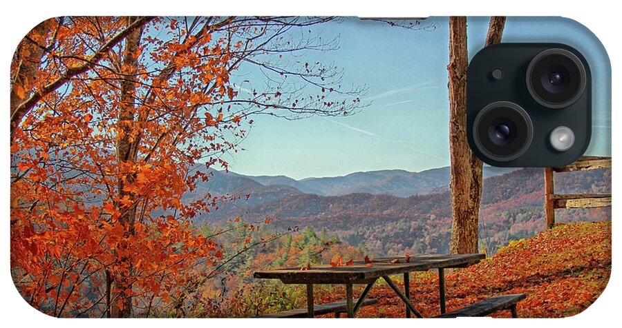 Smokey Mountains iPhone Case featuring the photograph Scenic View by Geraldine DeBoer