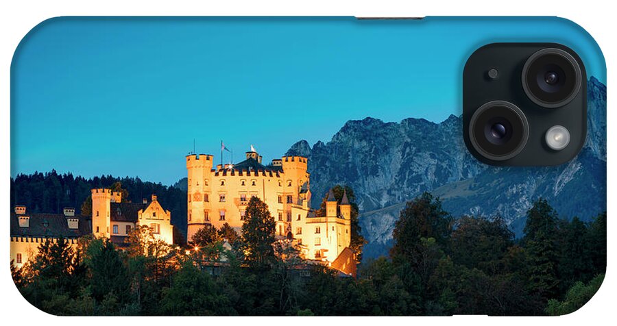 Alps iPhone Case featuring the photograph Schloss Hohenschwangau by Brian Jannsen