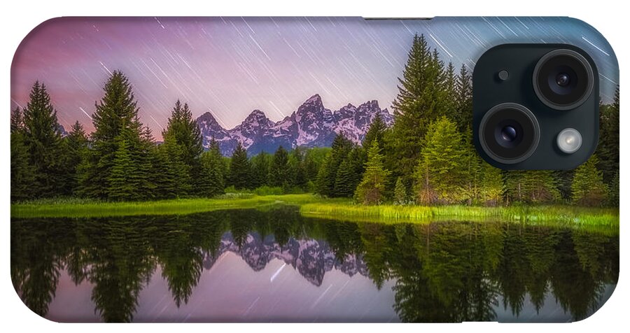 Long Exposure iPhone Case featuring the photograph Schwabacher Stars by Darren White