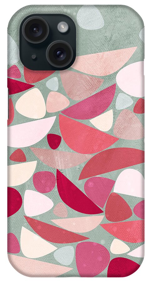 Abstract iPhone Case featuring the painting Sea Bed by Nic Squirrell
