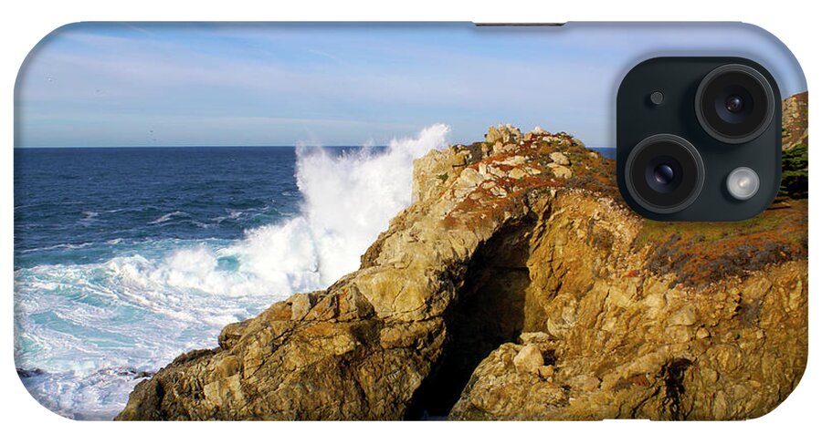 Sea Cave Big Sur iPhone Case featuring the photograph Sea Cave Big Sur by Floyd Snyder