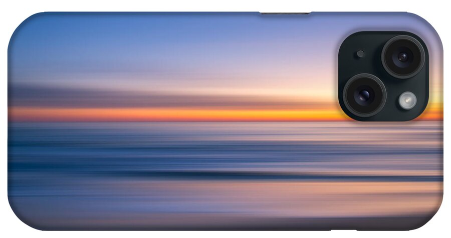 Seascape iPhone Case featuring the photograph Sea Girt New Jersey Abstract Seascape Sunrise by Michael Ver Sprill