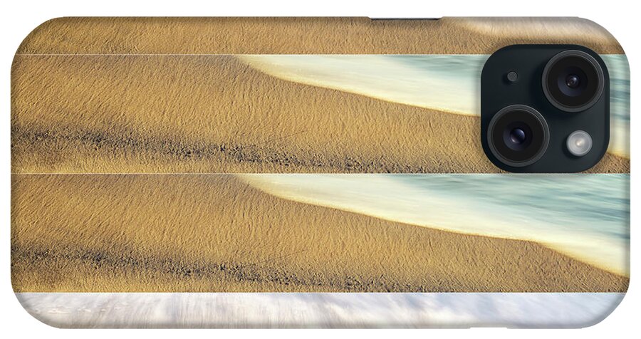 Collage iPhone Case featuring the photograph Sea Meets Sand #3 by Joseph S Giacalone