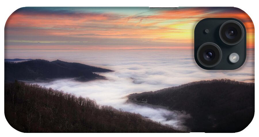 Shenandoah National Park iPhone Case featuring the photograph Sea of Clouds by Ryan Wyckoff