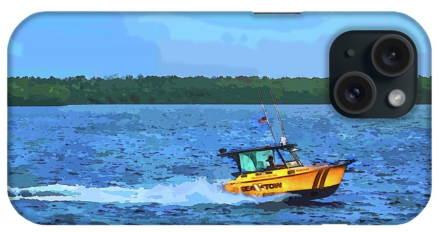 Susan Molnar iPhone Case featuring the photograph Sea Tow To The Rescue by Susan Molnar