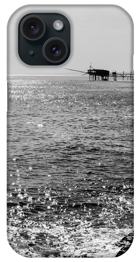 A Change Of Season iPhone Case featuring the photograph Seascapes of Italy - Trabocchi Coast 2 by AM FineArtPrints