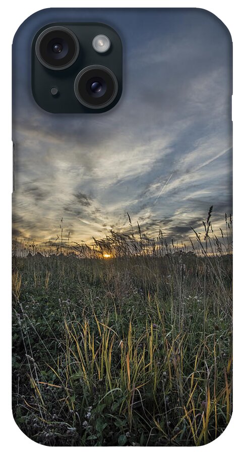  iPhone Case featuring the photograph Seasonal Sunset by Paul Brooks