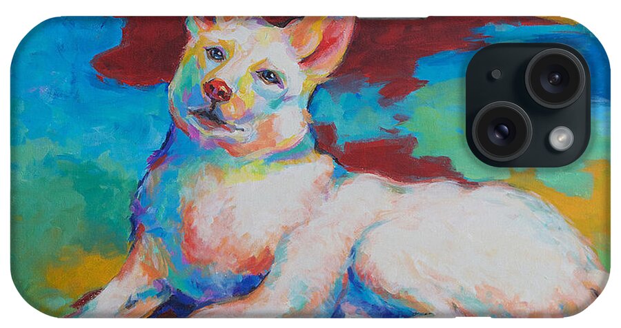 Pets iPhone Case featuring the painting Sedile by Jyotika Shroff