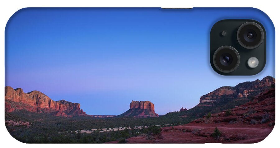 Desert iPhone Case featuring the photograph Sedona Sunset by Aileen Savage