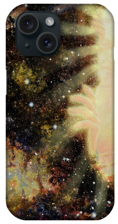 God iPhone Case featuring the painting Seeing Beyond 2 by Graham Braddock