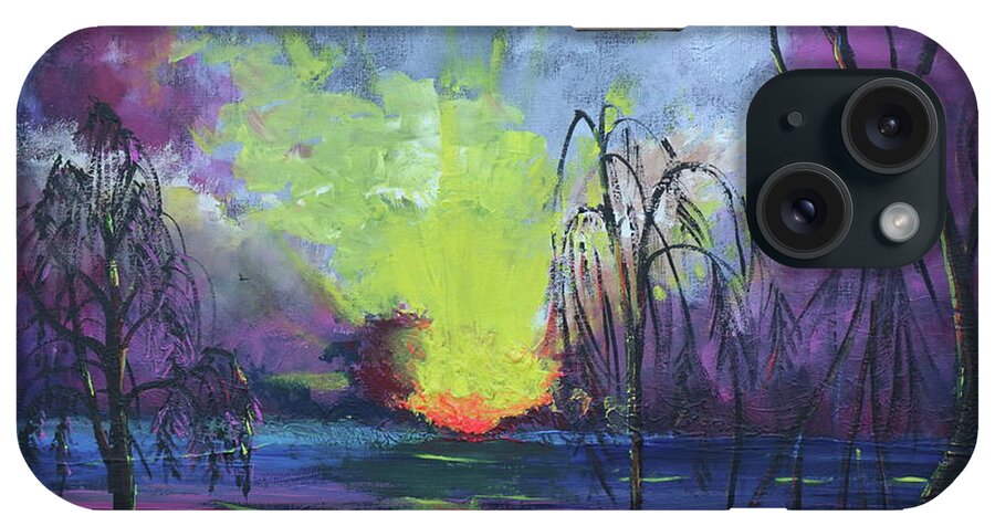 Impressionism iPhone Case featuring the painting Seeing Through The Truth by Stefan Duncan