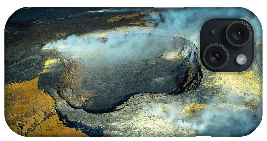 Volcano iPhone Case featuring the photograph Seething Cauldron by Ksenia VanderHoff
