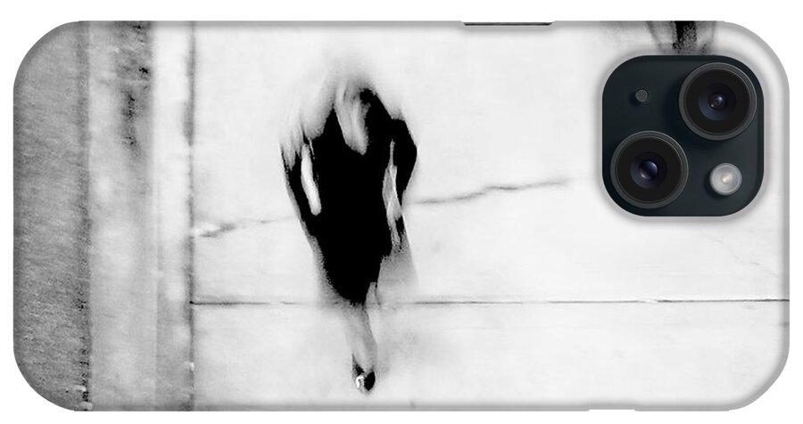Black iPhone Case featuring the photograph Self-Protection - If You Look Me In The Eye Will You See Me by Dana DiPasquale