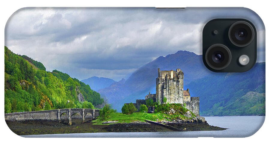 Scotland iPhone Case featuring the digital art Sentinel of the Loch by Vicki Lea Eggen