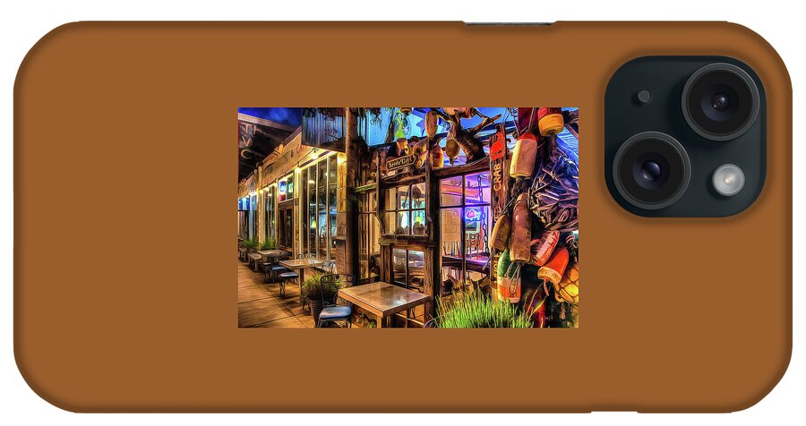 Newport Oregon iPhone Case featuring the photograph Seven Days At Ginos by Thom Zehrfeld