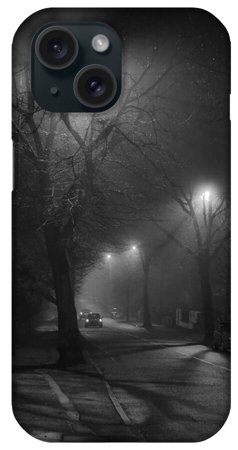 Fog iPhone Case featuring the photograph Street Noir by Dorit Fuhg